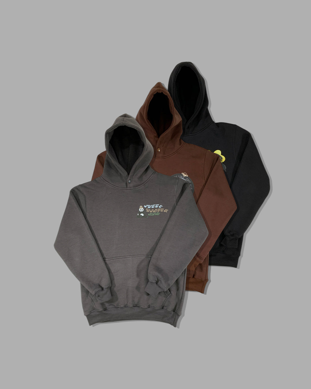 Sweet Winter Kid Brown Hooded Sweater