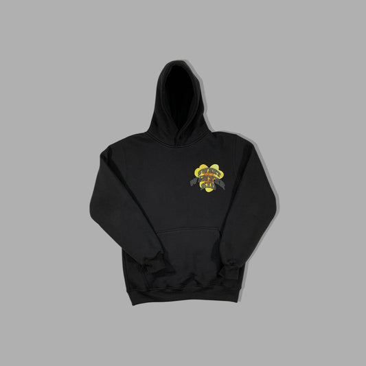 Sweet Winter Kid Black Hooded Sweater