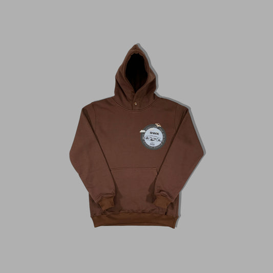 Sweet Winter Kid Brown Hooded Sweater